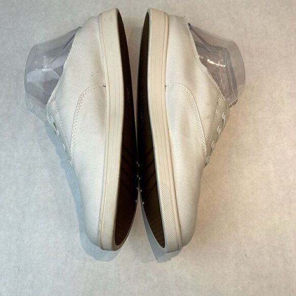 NEW Spenco White Canvas Slip On Tennis Shoes Womens Sz 9 Orthotic Sneakers (2) - Picture 4 of 9